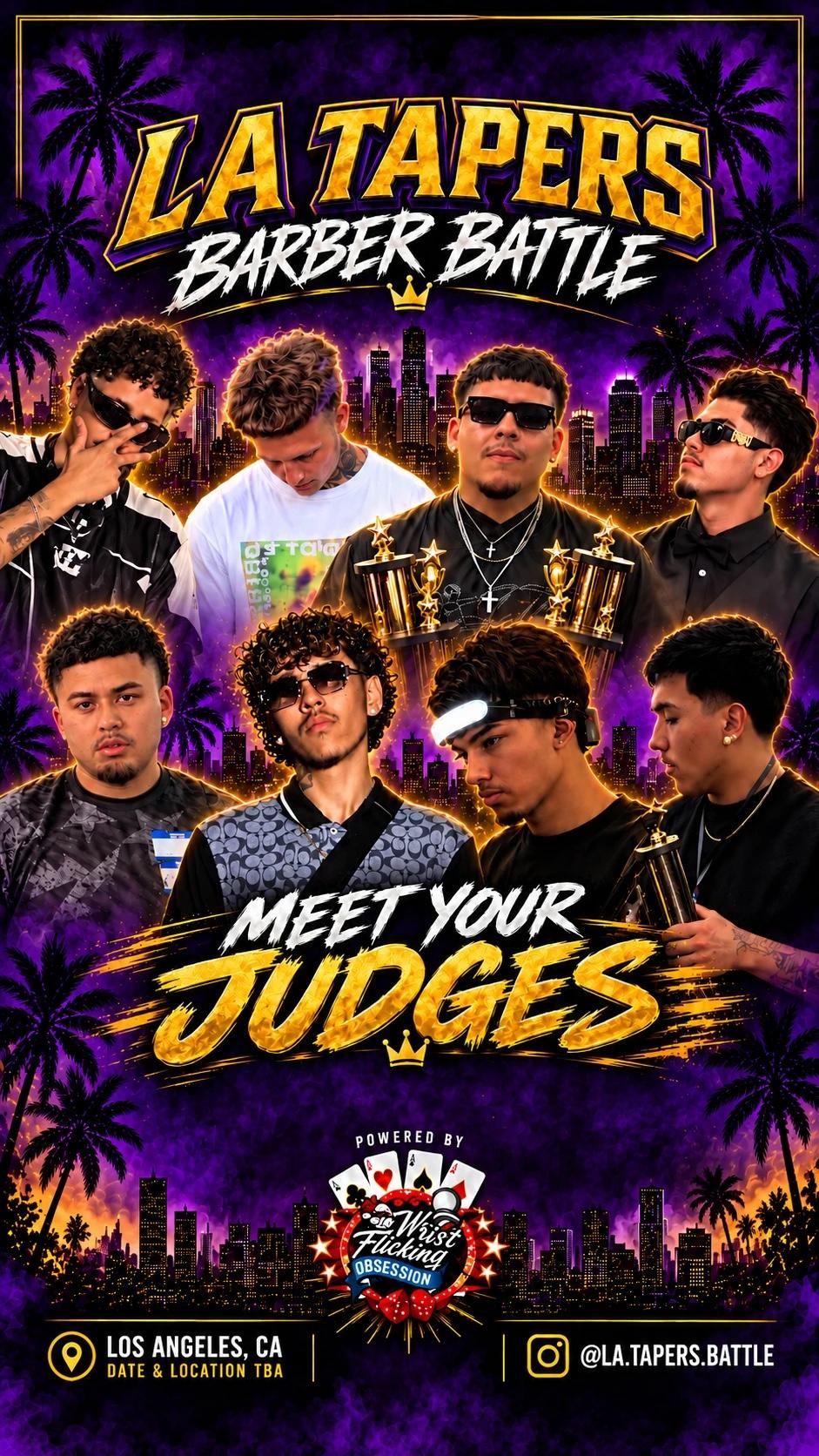 LA Tapers Barber Battle — meet your judges